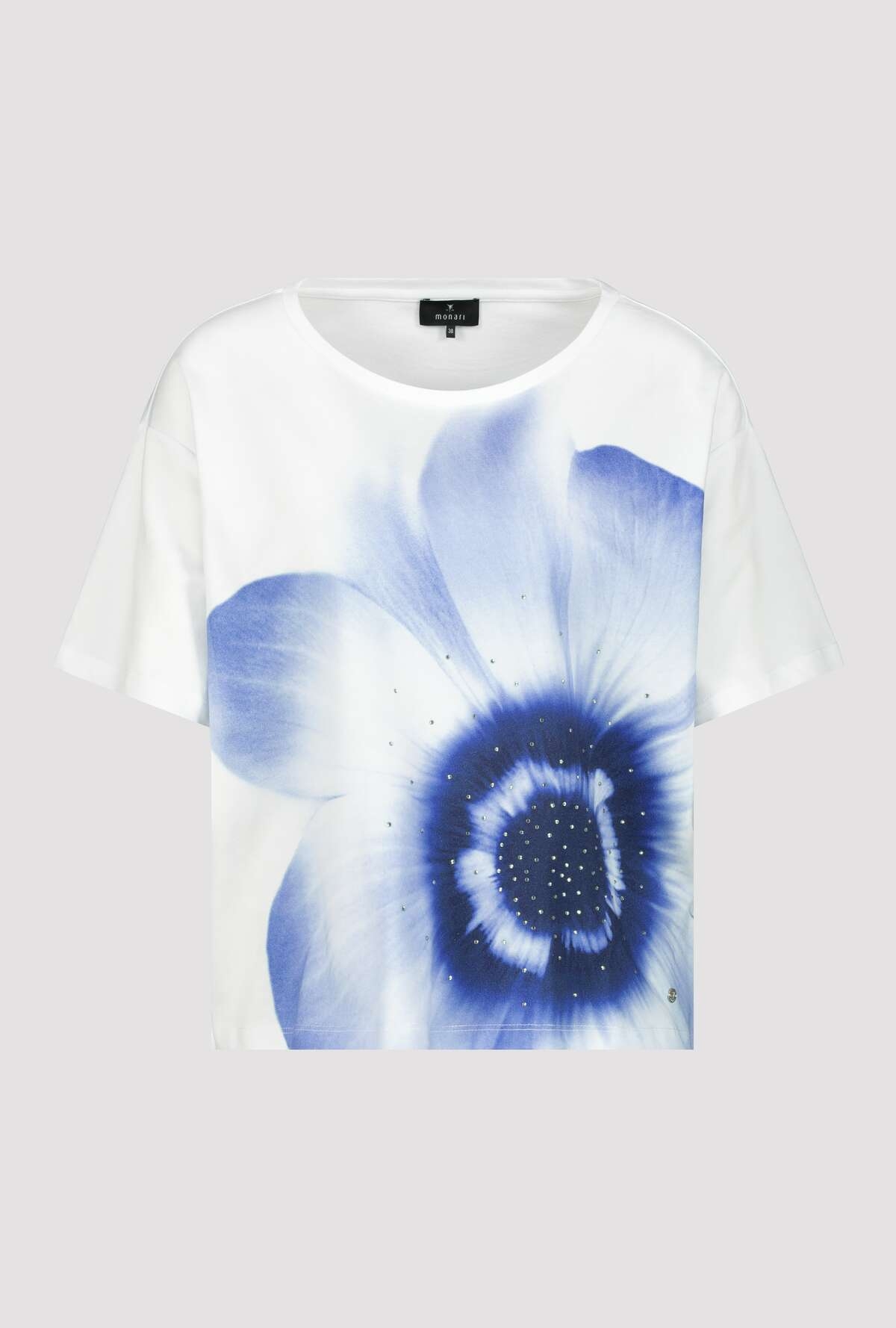 MONARI T-Shirt mit Blumen Print und Strass 10751310 kaufen | WÖHRL
