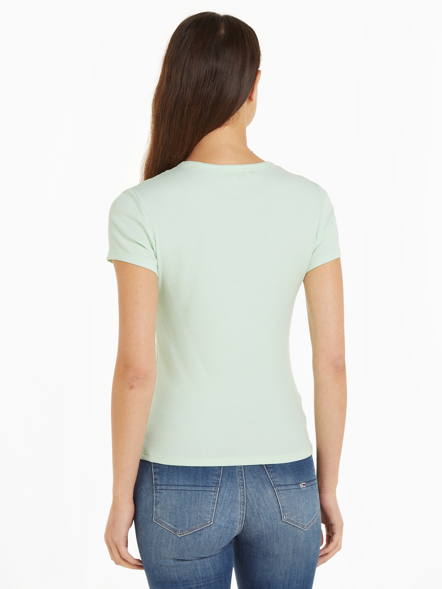 TOMMY JEANS Essential Slim Fit Rippstrick T-Shirt 10735028 kaufen 