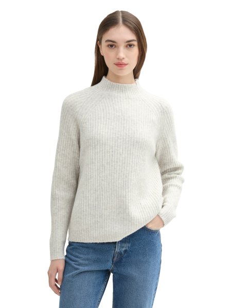 TOM TAILOR DENIM Strickpullover mit Stehkragen 10783173