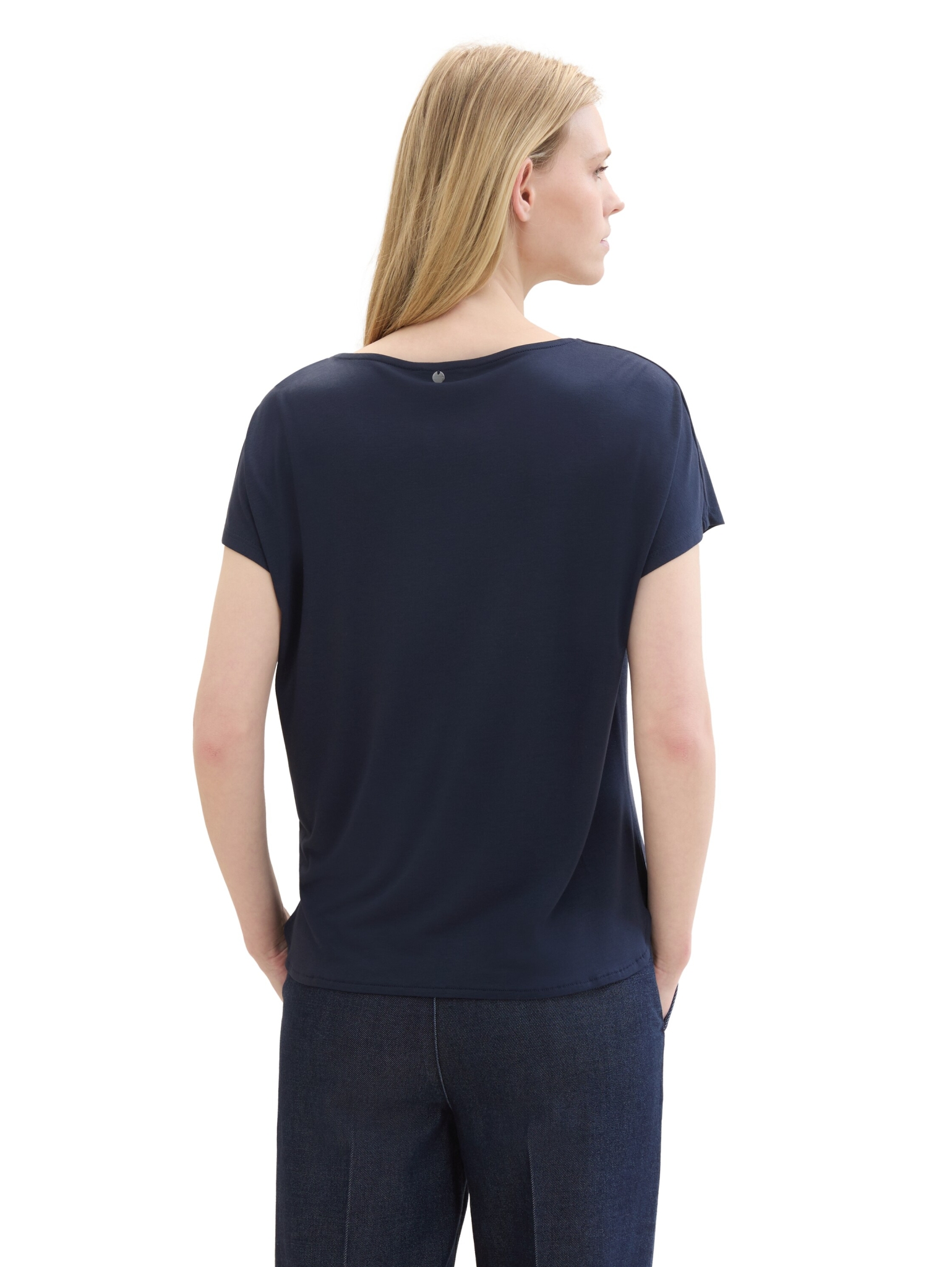TOM TAILOR T-Shirt aus Materialmix 10755120