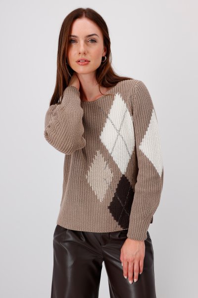 MONARI Pullover mit Rautenmuster 10777725