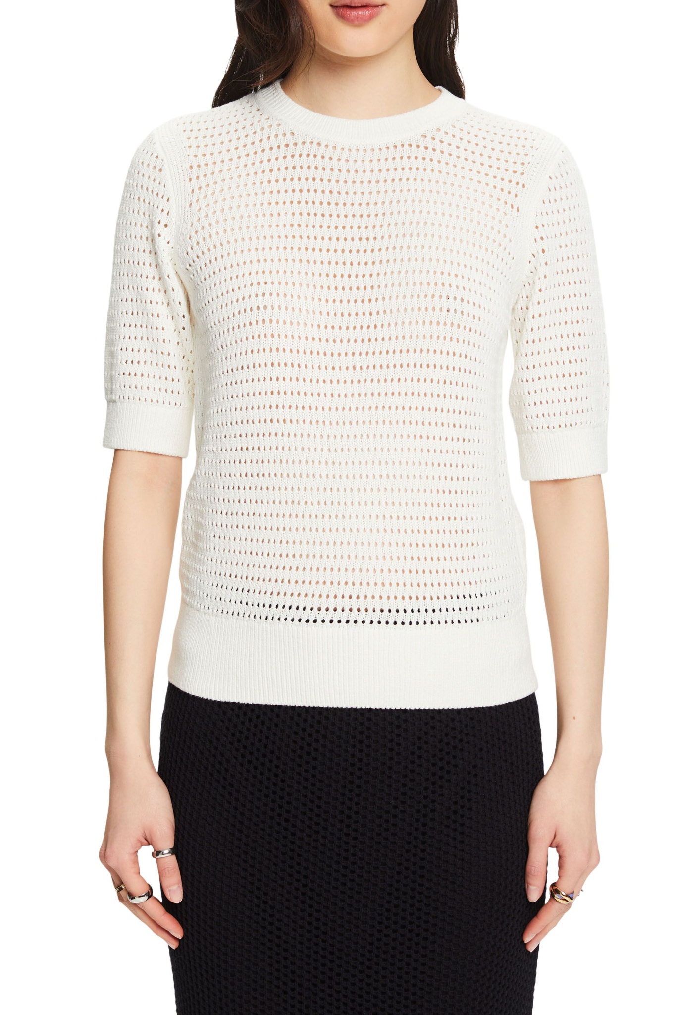 ESPRIT CASUAL Mesh-Pullover 10739986 kaufen | WÖHRL 