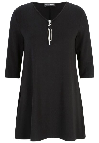 DORIS STREICH Long-Shirt mit Reißverschluss 10796847