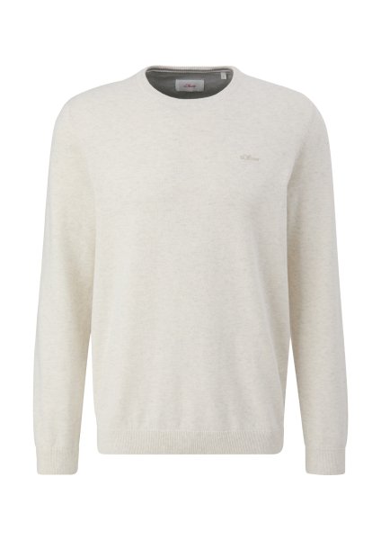 S.OLIVER Strickpullover mit Logo-Stickerei 10741635