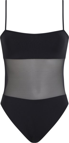 CALVIN KLEIN Badeanzug mit Mesh-Einsätzen 10735618