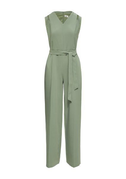 S.OLIVER BLACK LABEL Twill-Jumpsuit mit Cut-Outs 10761106