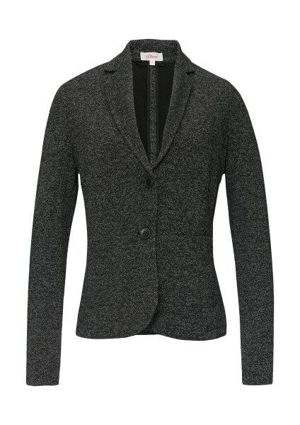 S.OLIVER Blazer mit meliertem Muster 10761484