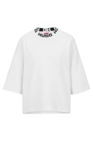 Vorschau: HUGO Relaxed-Fit T-Shirt mit Logo-Kragen 10706064