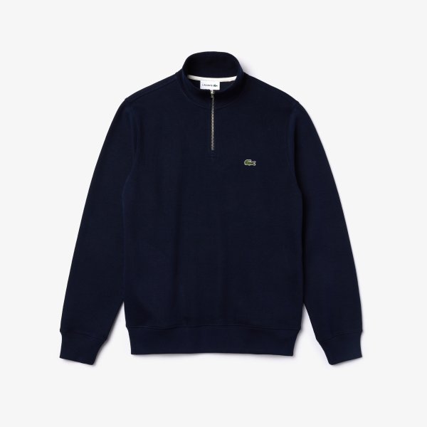 LACOSTE Interlock-Sweatshirt mit Reißverschluss und hohem Kragen 10755236