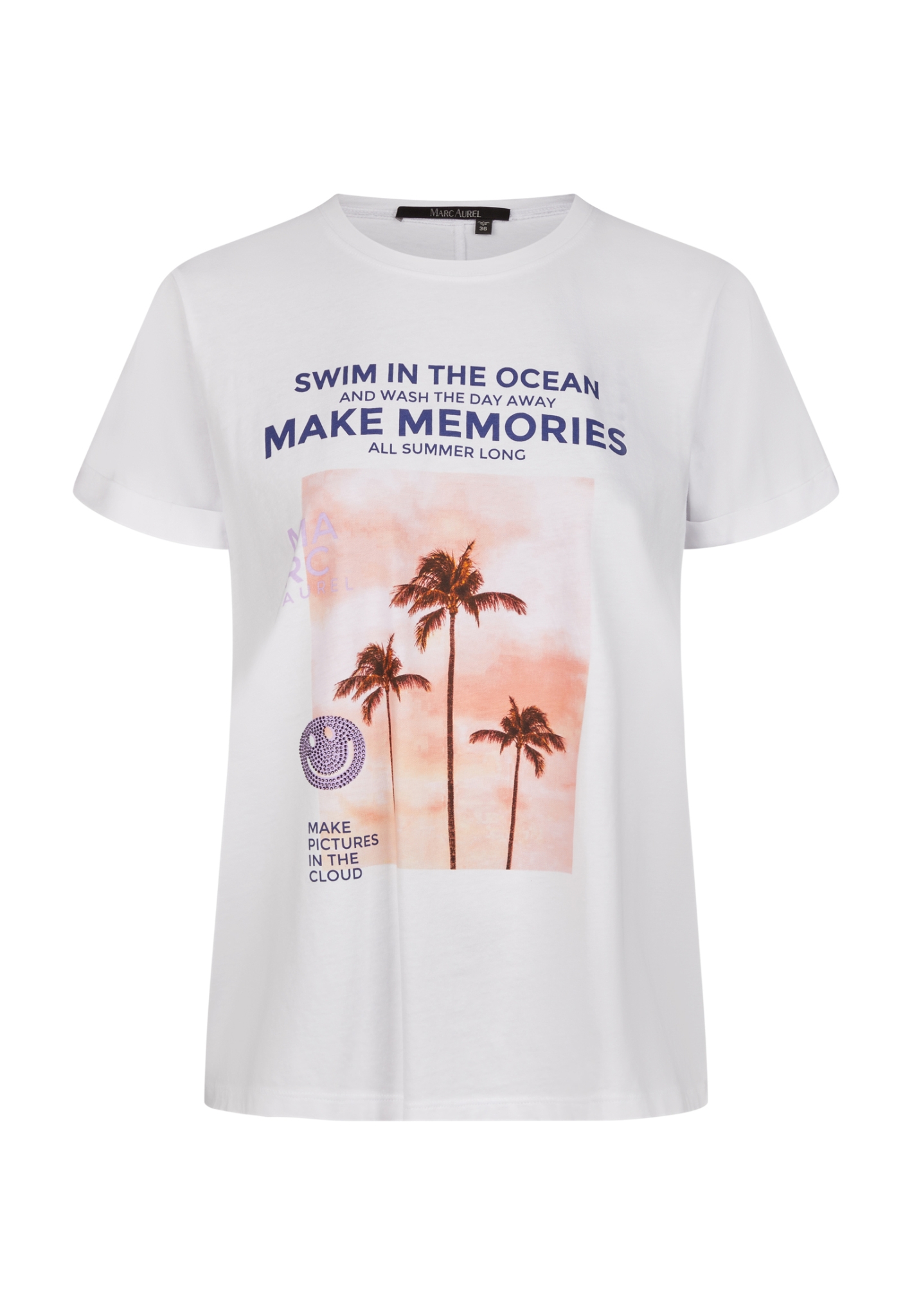 MARC AUREL T-Shirt mit Palmen-Frontprint 10763624 kaufen | WÖHRL