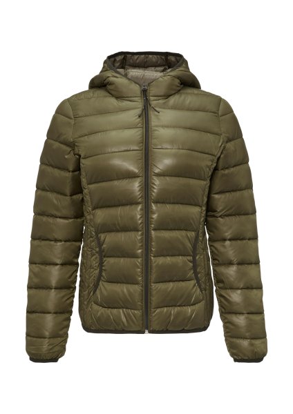 QS Leicht wattierte Steppjacke mit Kapuze 10761047