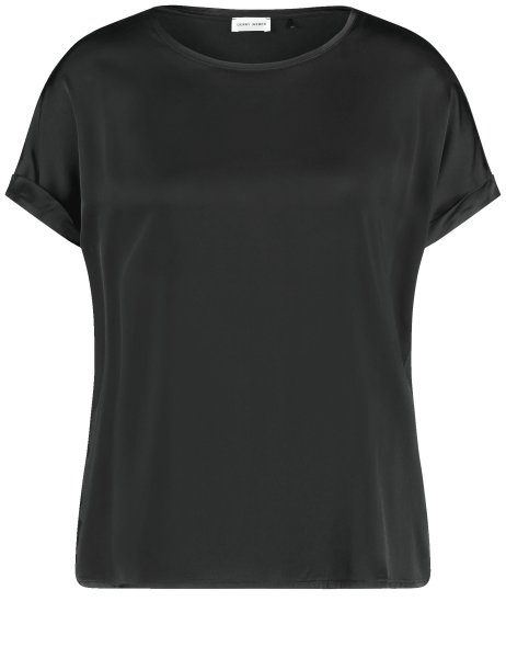 GERRY WEBER COLLECTION Kurzarmshirt mit Material-Patch 10763075 