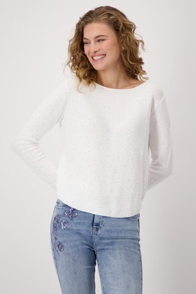 MONARI Pailletten-Pullover 10805240