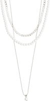 Vorschau: PILGRIM BAKER Halskette 3-in-1-Set, versilbert 10714396