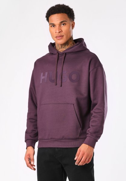 HUGO RED Oversized Hoodie aus Baumwoll-Terry mit tonalem Logo 10755327