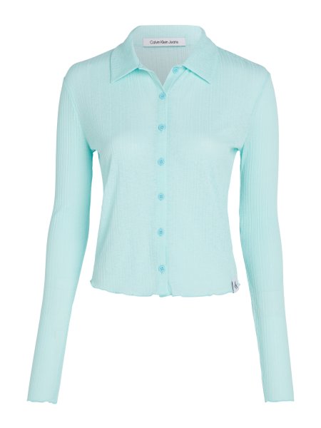 CALVIN KLEIN JEANS SHEER RIB BUTTON DOWN SHIRT 10734450 kaufen | WÖHRL 