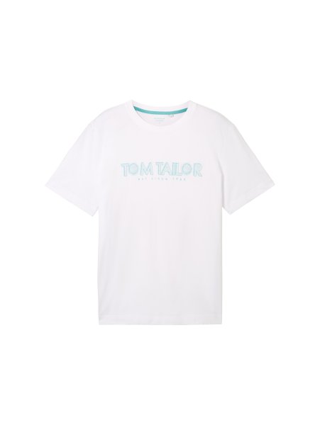 TOM TAILOR T-Shirt mit Logo Print 10764422