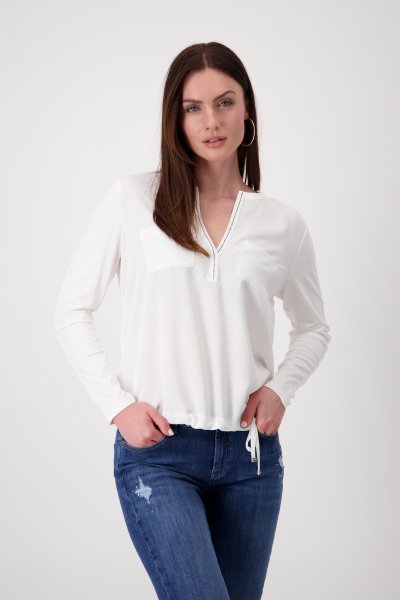 MONARI Blusenshirt mit Strasssteinen 10762551