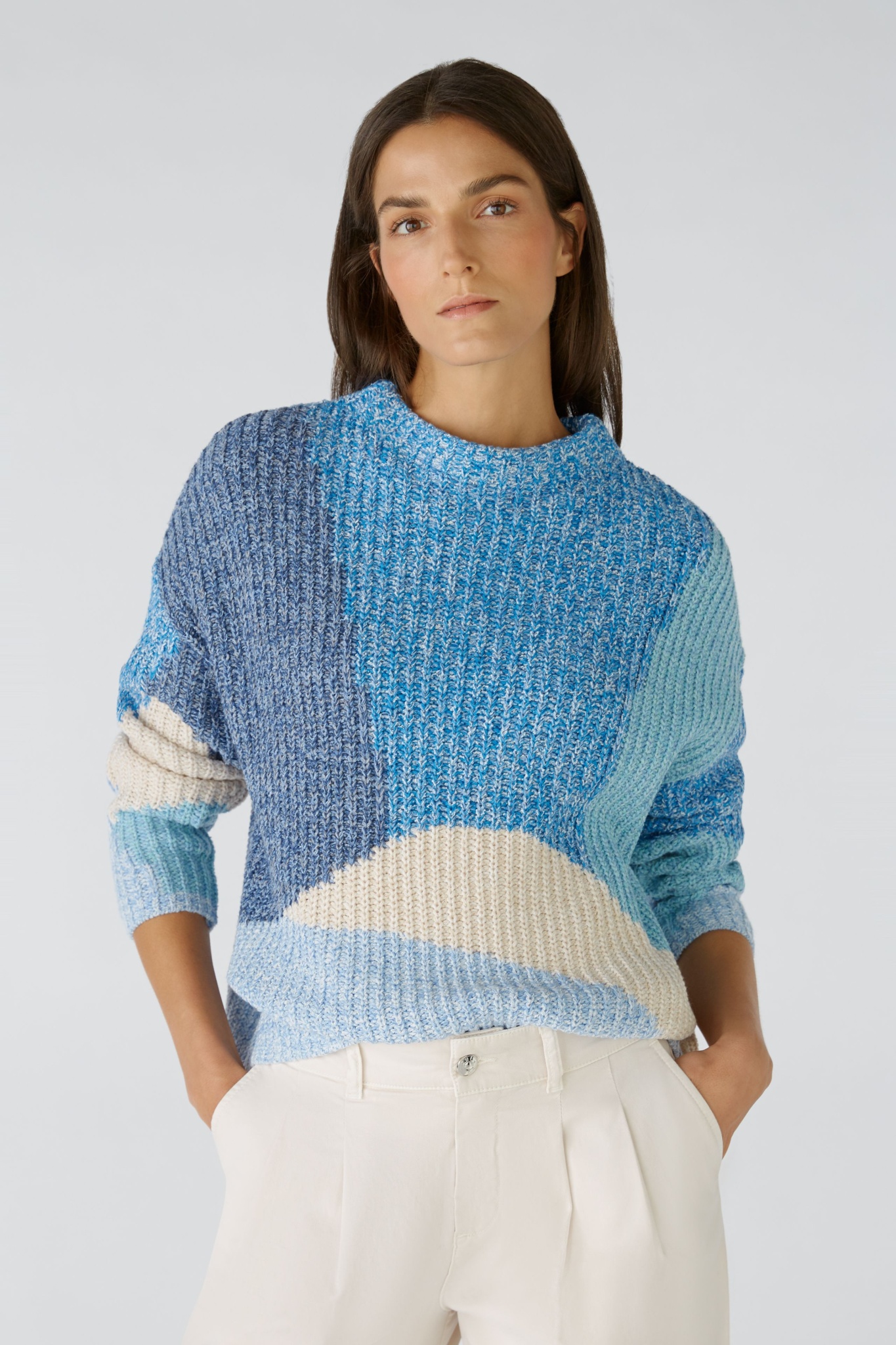 OUI Pullover Iconic Garn Mix 10729841