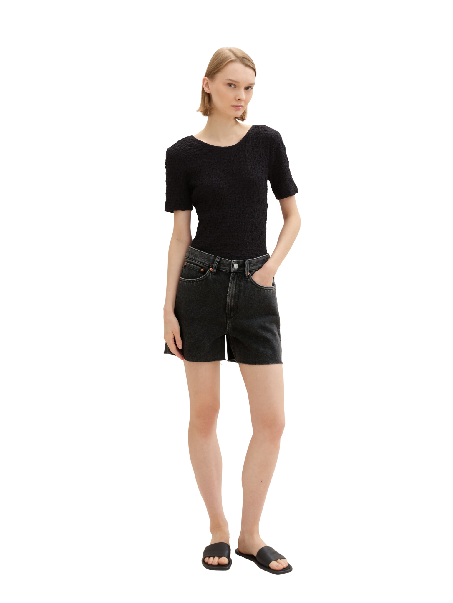 TOM TAILOR DENIM Crinkle T-Shirt 10764433 kaufen | WÖHRL