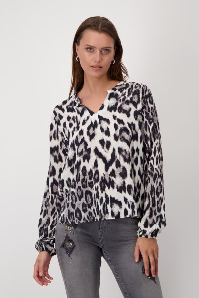 MONARI Bluse mit Leomuster 10762589