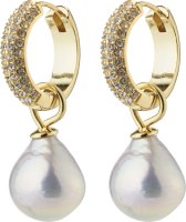 Vorschau: PILGRIM EDELE Perlen-Ohrringe, vergoldet 10735737