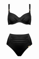 Vorschau: CHARMLINE Bügel-Bikini mit femininen Rüschungen und goldfarbenen Träger-Elementen 10743790
