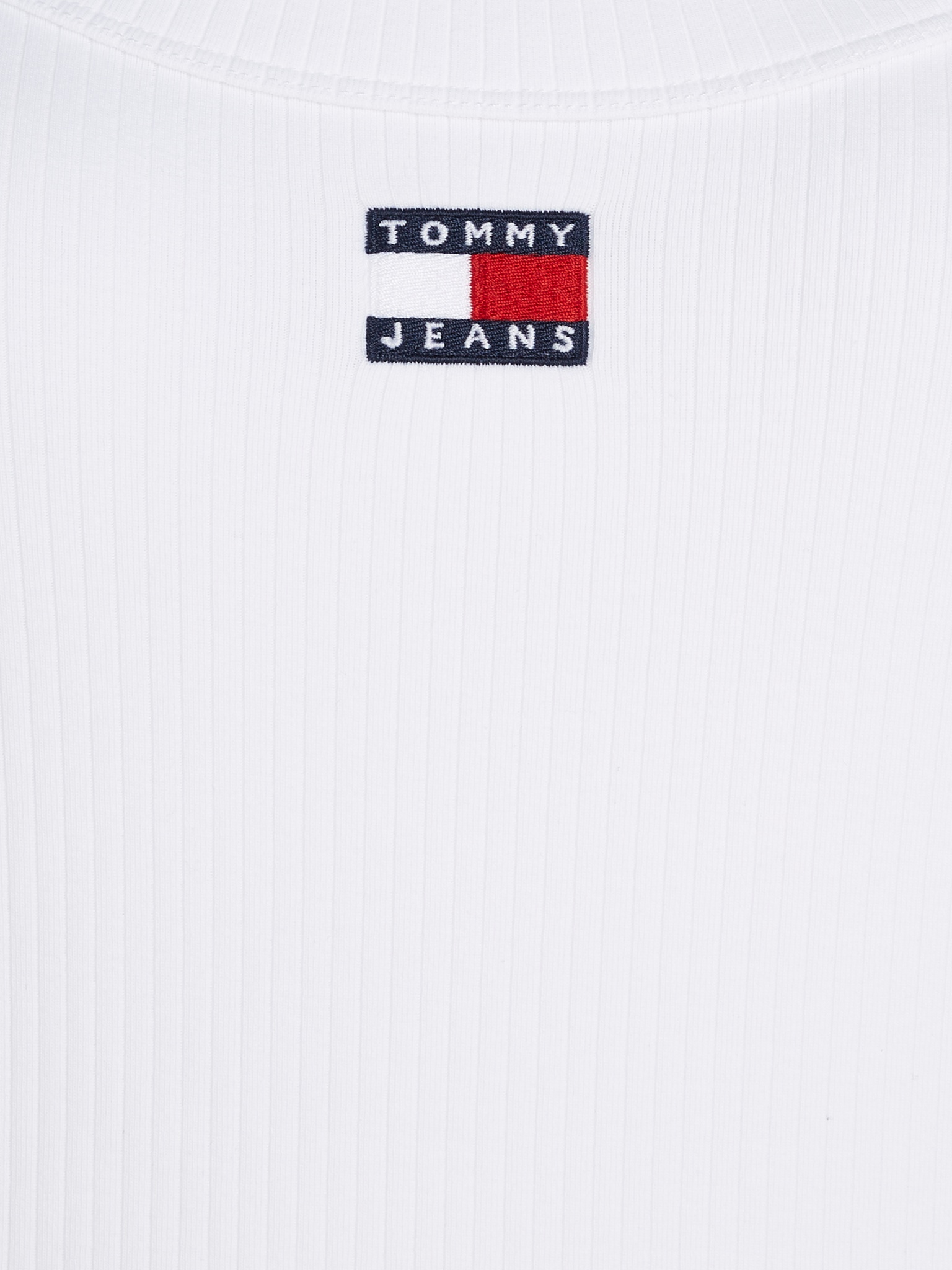 TOMMY JEANS Geripptes Slim Fit Langarmshirt 10728254
