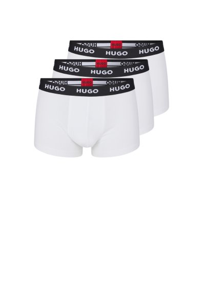 HUGO RED DREIER-PACK BOXERSHORTS AUS STRETCH-BAUMWOLLE MIT LOGOS AM BUND TRUNK TRIPLET PACK 10683819