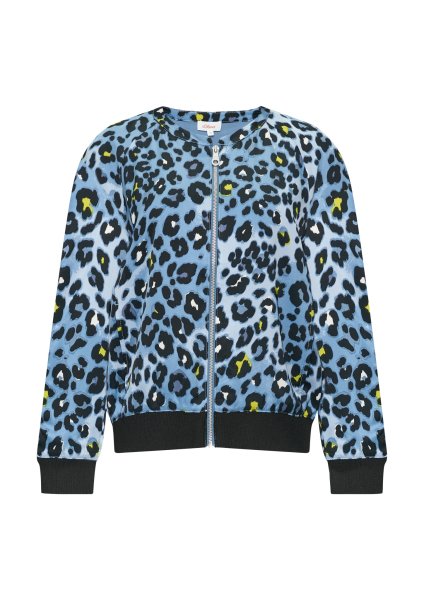 S.OLIVER Satinblouson mit Animal-Print 10761519