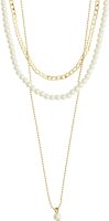 Vorschau: PILGRIM BAKER Halskette 3-in-1-Set, vergoldet 10714393