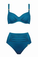 Vorschau: CHARMLINE Bügel-Bikini mit femininen Rüschungen und goldfarbenen Träger-Elementen 10743790