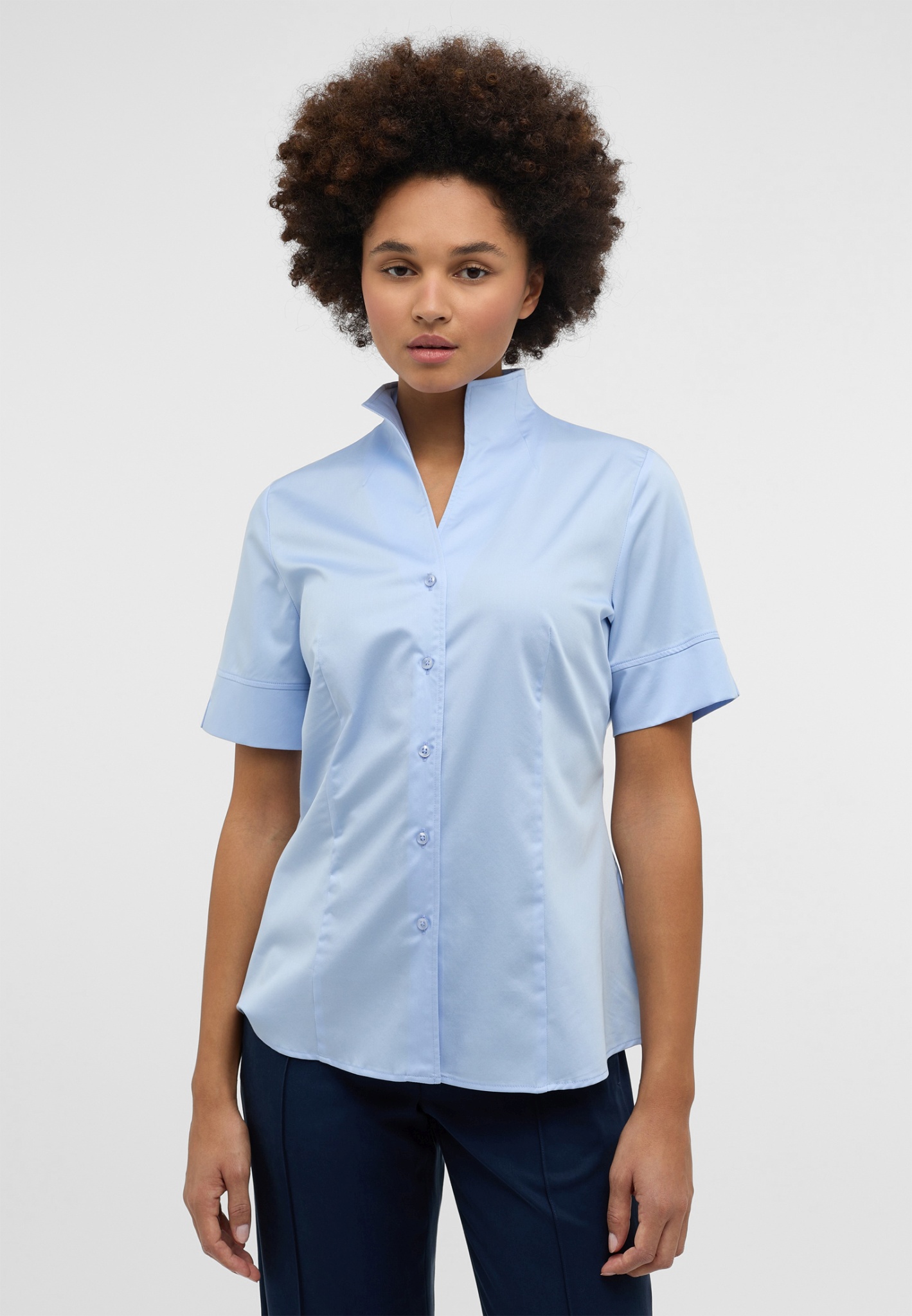 ETERNA Satin Shirt Bluse Satingewebe Kurzarm 10741344 kaufen | WÖHRL