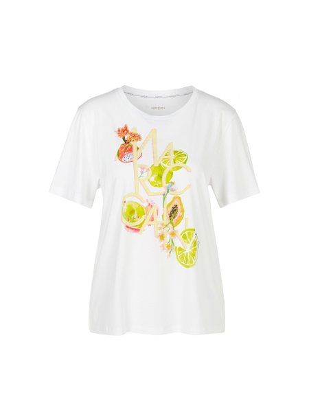 MARC CAIN T-Shirt mit Frontprint mit Pailletten 10746647