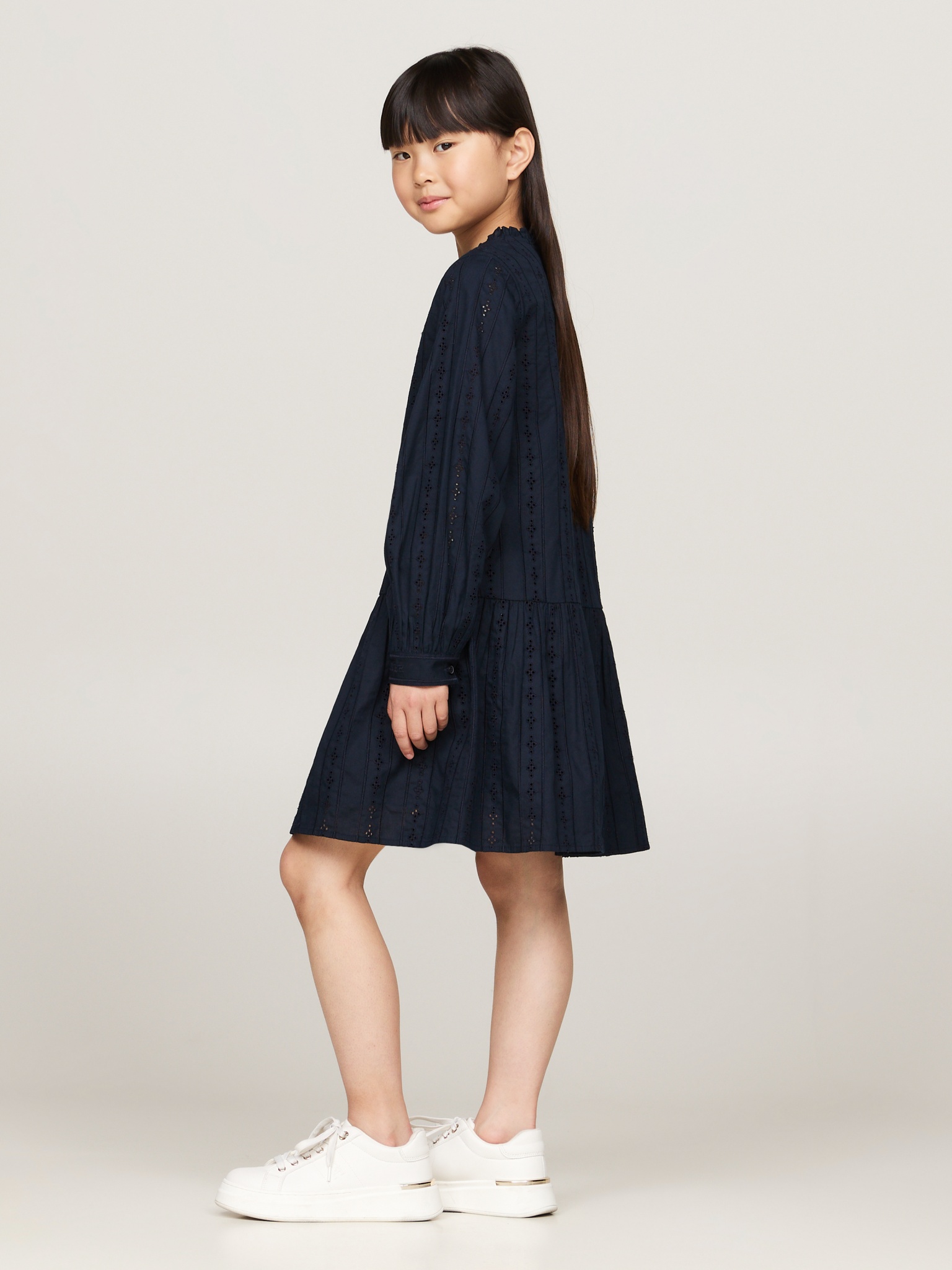 esprit kleid lochstickerei