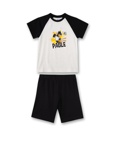 SANETTA DFB Pyjama kurz mit Maskottchen Paule 10753328