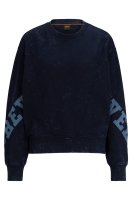 Vorschau: BOSS ORANGE Washer Oversize Sweatshirt mit Applikation 10729503