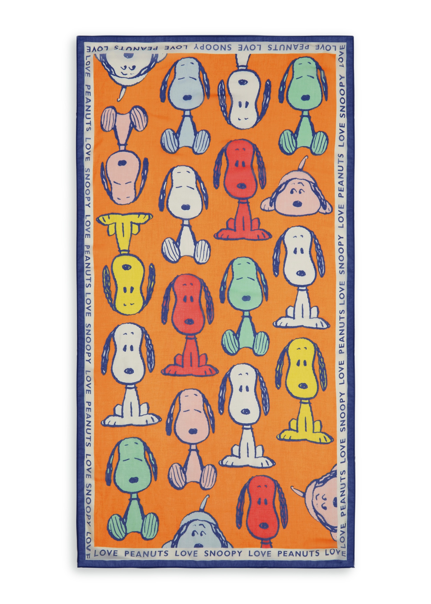 CODELLO Peanuts™ Schal aus recyceltem Polyester mit Snoopy Print 10741441