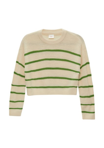 S.OLIVER Geringelter Strickpullover 10760269