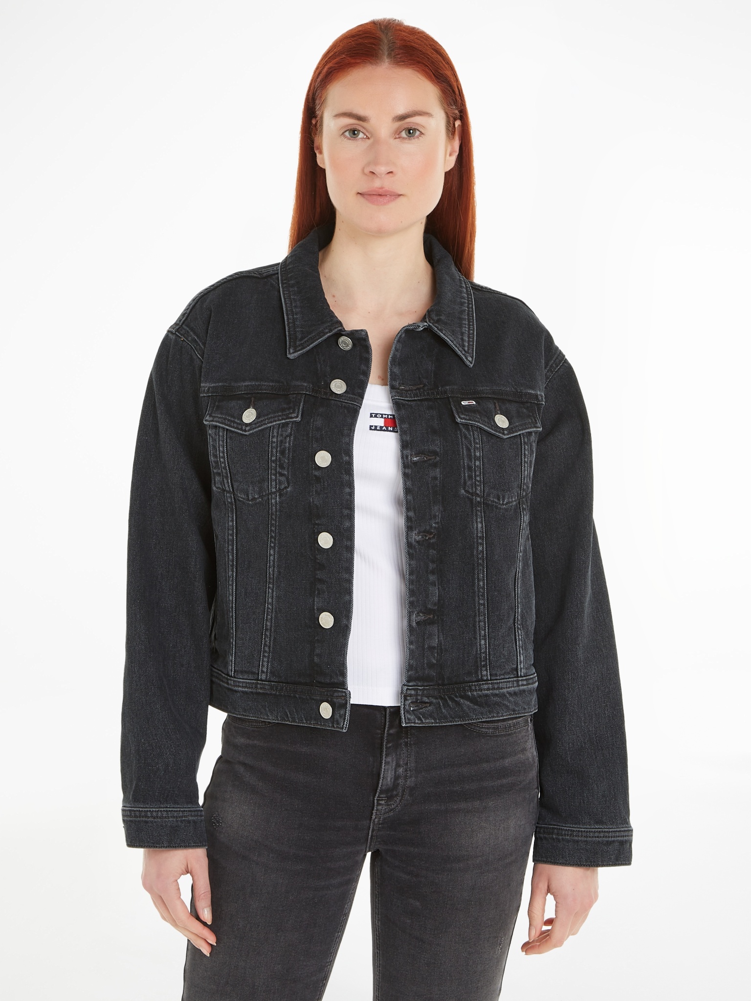TOMMY JEANS Mom Classic Fit Jeansjacke 10728547
