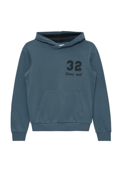 S.OLIVER Kapuzen-Sweatshirt mit Mesh-Futter 10760316