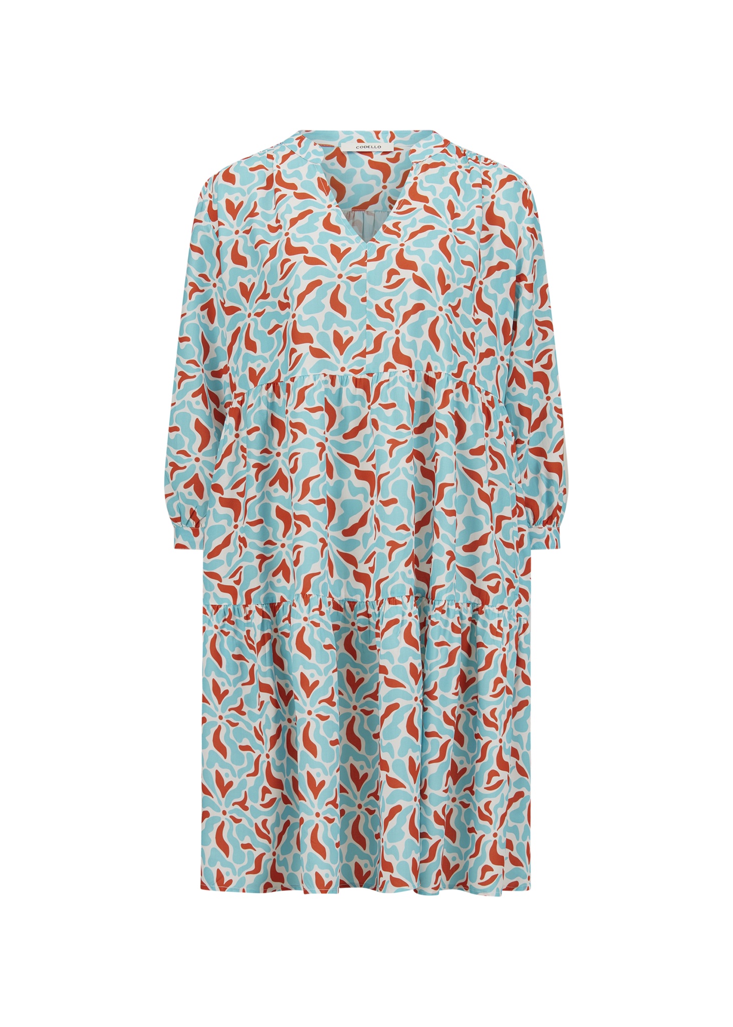 CODELLO Kleid aus Viskose mit Fantasie-Flowers 10751193