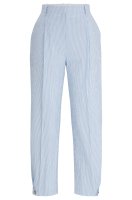 Vorschau: BOSS Relaxed-Fit Hose aus gestreifter Stretch-Baumwolle mit Seersucker-Struktur 10734700