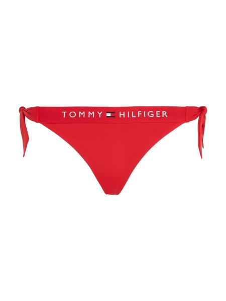 TOMMY HILFIGER Seitlich gebundene Bikinihose mit Logo 10682686