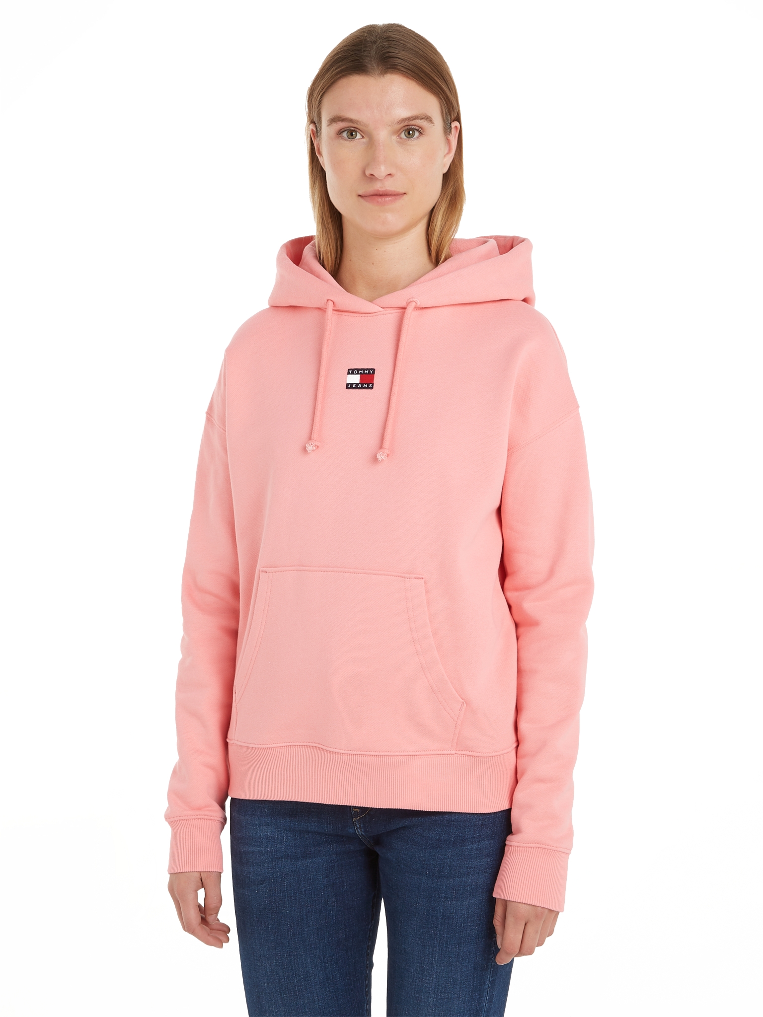 TOMMY JEANS Boxy Fit Hoodie mit Logo Badge 10733986
