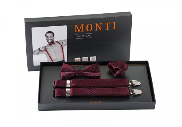 MONTI Set mit Hosenträger, Schleife und E-Tuch 10455209