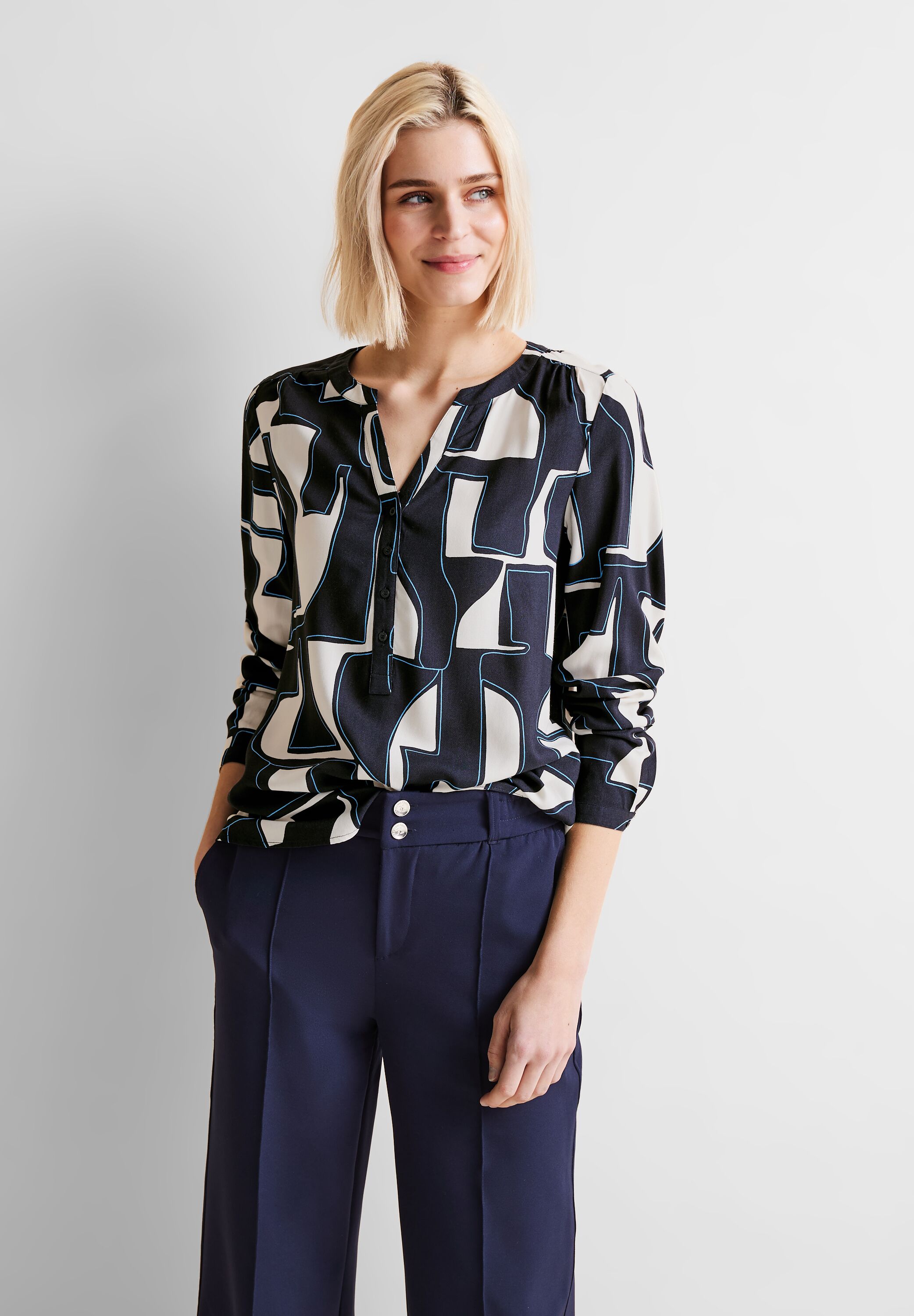 STREET ONE Bluse mit Muster 10750088 kaufen | WÖHRL