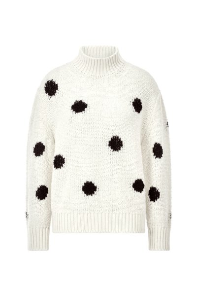 RICH & ROYAL Pullover mit Polka Dots 10783663