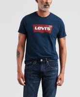 Vorschau: LEVI'S T-Shirt Print blau 10249449