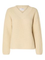 Vorschau: SELECTED FEMME Strickpullover V-Ausschnitt 10732107